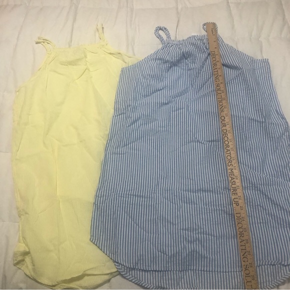 H&M 2 Pack NWT Cotton Summer Slip Dresses - Girls Sz 12-14 - Picture 2 of 5